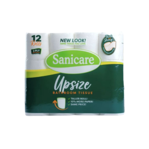 TISSUE ROLL 2PLY  VIRGIN PULP, UPSIZE