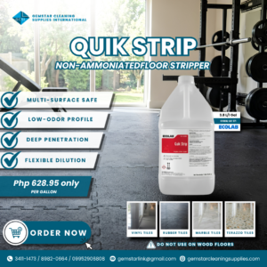 QUIK STRIP (Non-Ammoniated Floor Stripper 3.8 LITERS)