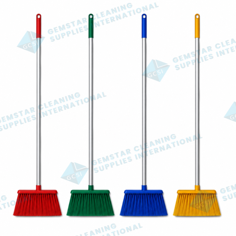 broom plastic upright - aluminum handle
