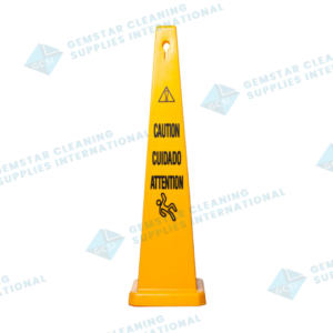RUBBERMAID CAUTION WET FLOOR SIGN – CONE TYPE