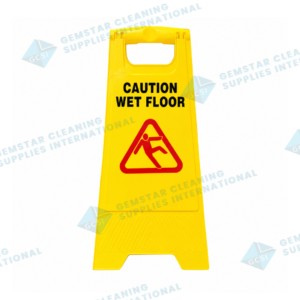 RUBBERMAID CAUTION WET FLOOR SIGN – FOLDED TYPE